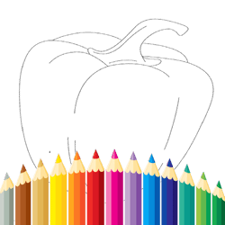 Fruits And Vegetables Coloring For Kids Printable