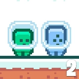 Green and Blue Cuteman 2