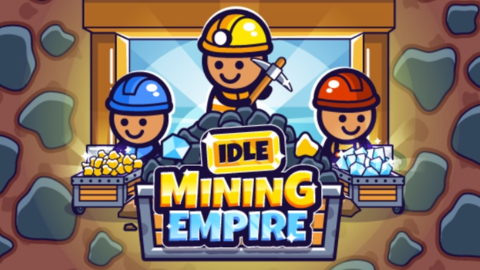 Game Idle Mining Empire: Đào Kim Cương hay