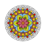 Mandala Coloring Book: Tô màu