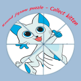 Round jigsaw Puzzle - Collect Kitten